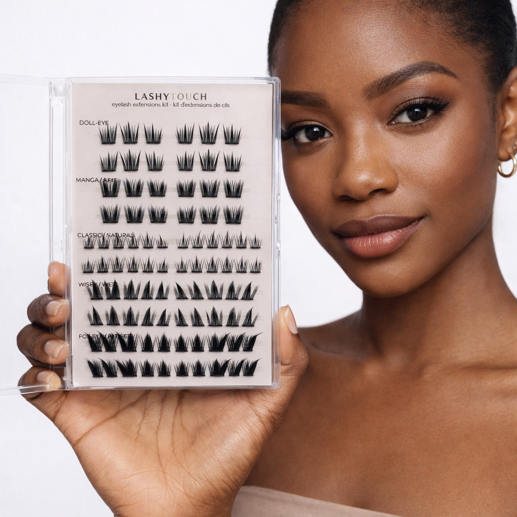 Self-Adhesive Eyelash Clusters Kit – 88 Lash Clusters in 5 Styles